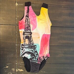 GK Je t’aime Eiffel Impressions Gymnastics Tank Leotard